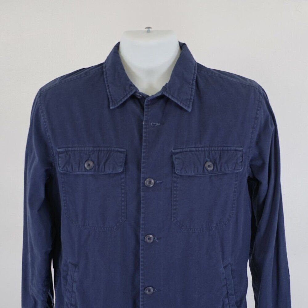 Sperry‎ Blue Button Front Collared Large Insulate… - image 1